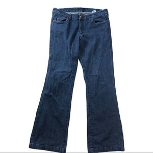 Tommy Hilfigur 📌vintage size 33 wide leg jeans, dark wash, button flap pockets
